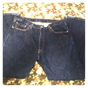 Levi Strauss 501 button fly denim jeans